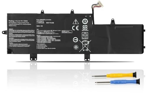 C41N1804 Batterie pour ASUS ZenBook Pro 14 UX450 UX450F UX450FD UX450FDX UX450FDA UX480 UX480F UX480FD-BE042T BE001T BE010T BE012T BE012R BE021T BE027T E1053T UX450FD-BE049T BE072T BE014T BE023T
