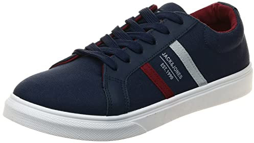 JACK & JONES Herren Atmos Canvas Sneaker, Mehrfarbig, 43 EU