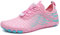 AONETIGER Badeschuhe Herren Wasserschuhe Damen Strandschuhe Sommer Atmungsaktiv Barfußschuhe rutschfeste Schwimmschuhe Surfschuhe Aquaschuhe Fitnessschuhe(Rosa,39EU)