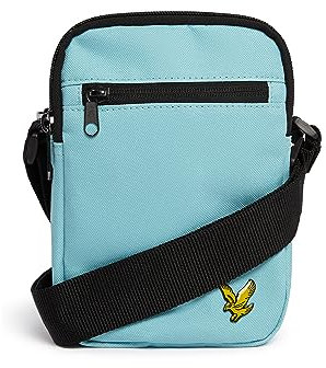 Lyle & Scott Umhängetasche Herren Blau| Schultertasche Herren mit zwei Taschen, strapazierfähigem Stoff und Steinadлер-Emblem