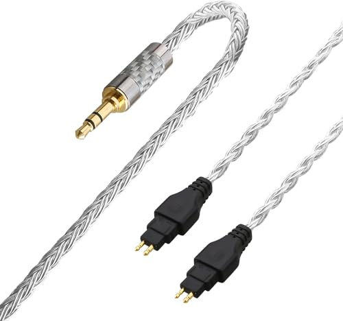 Tirstrup Replacement Cable for SENNHEISER Headphones HD650 HD600 HD580 HD535 HD545 HD565 HD265 with 3.5mm (1.2m, 3.5mm 3poles)