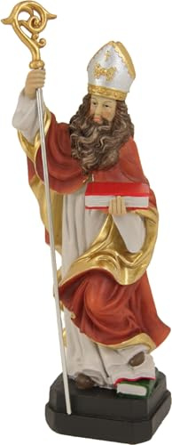 FADEDA Hlg. Bischof ohne Attribute/Höhe:22 cm/handbemalt/detailgetreue Krippen Figuren - Weihnachten Tisch Dekoration Krippe Zubehör