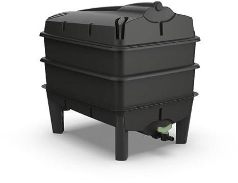 Tiger Wormery Compostiera per vermi con 250 g di vermi – Progettato e realizzato nel Regno Unito