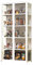 JSDMBD Acryl-Display-Riser-Regal Für Pops-Figuren Sammlervitrine Eckvitrine Glasvitrine Standvitrine Doppeltüren Mit Großer Kapazität Sammlervitrine 82x33x161cm White