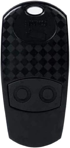 FLAVAS TOP-432NA Télécommande pour porte de garage 433,92 MHz Compatible avec TOP432NA TOP432NA TOP432EV Noir