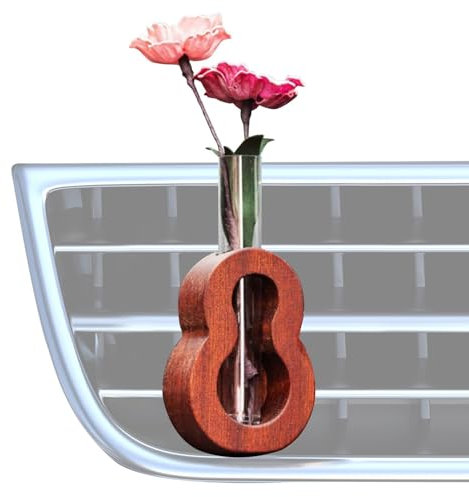 Poupangke Auto-Blumen-Arranger-Vase, Auto-Lüftungs-Blumenvase - Kürbisförmiger Blumenarrangement für die Lüftungsöffnung im Auto,Ansteckbarer Blumenhalter für Lüftungsschlitze, Auto-Blumenvasenhalter,