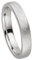 Kolibri Rings 925 Sterling Silber Ring 4mm Partnerring Ehering Freundschaftsring Unisex - Inkl. Gratis Gravur und Etui (Schrägmatt)