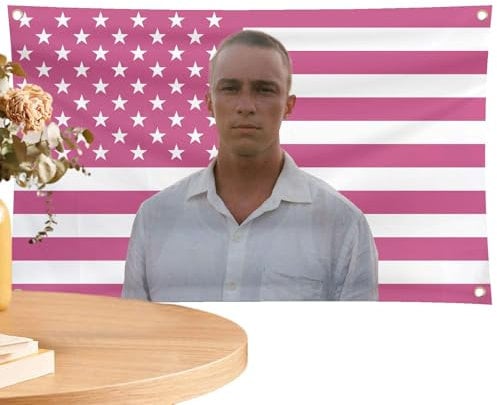 3x5 Fuß Amerikanische Flagge | Polyester Mit Messingösen | Drews Flag Wandbehang | Lustige Rosa Amerika-Flagge Als Heimdekoration