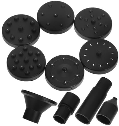 CIMAXIC 3-Packs Solar Bath Fountain Nozzle Heads for Small Outdoor Easy to Change Water Nozzles for Garden Fountain Accessories