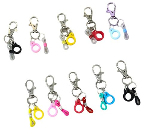 10pcs Farbenfrohe Silikon Stift Clip Easy Access Lanyard Stifthalter Clips Für Krankenschwestern Doktor Student Lehrer