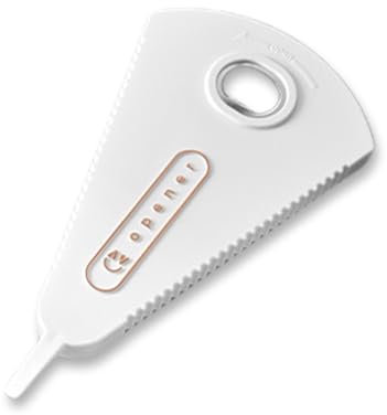 QUXVUIS Ouvre-boîte Portable anti-dérapant outil d'ouverture de pot de confiture en plastique bouteille de boisson couvercle dissolvant forme triangulaire économie de travail