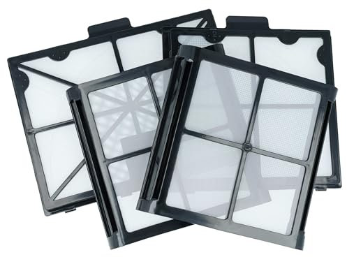 vhbw 4X Filterpad kompatibel mit Maytronics Dolphin Evolution 20, Evolution 10, Energy C, E25 Poolsauger, Poolroboter - Feinfilter