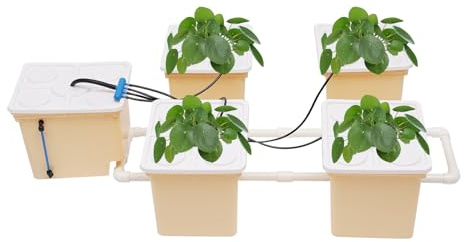 HHEMSTD 5 fusti olandesi per la cura dell'acqua, kit per la coltivazione idroponica per la casa e il sistema di coltivazione idroponica