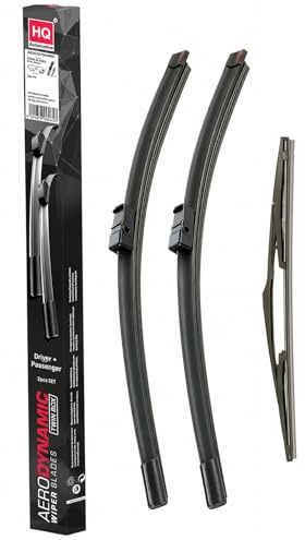 HQ AUTOMOTIVE Windscreen Wiper Blades 3pcs kit | Fits: FORD C-MAX 2007-2010, Focus 2003-2007 | model: AD91-622|HQ11B