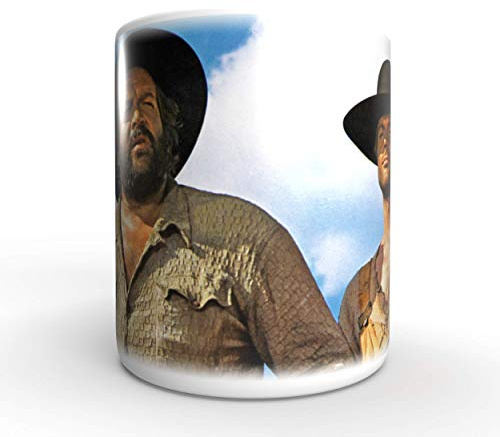 Terence Hill Brüder - Die rechte und die Linke Hand des Teufels Bud Spencer - Tasse rund (330ml)