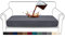 Granbest Premium Wasserdicht Sofa Sitzkissenbezug, High Stretch Jacquard Sitzkissenschutz Sofasitzbezug für Couch (2 Sitzer, Grau)