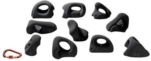 Entre Prises Handle Jugs XL, 10 Klettergriffe, PE, Jugs, XL, Farbe:schwarz