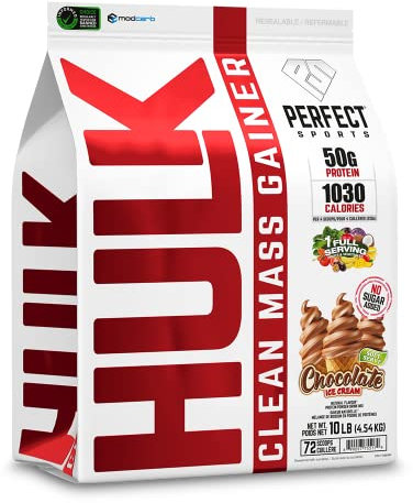 Perfect Sports HULK Clean Mass Gainer Chocolate Ice Cream - 10LB
