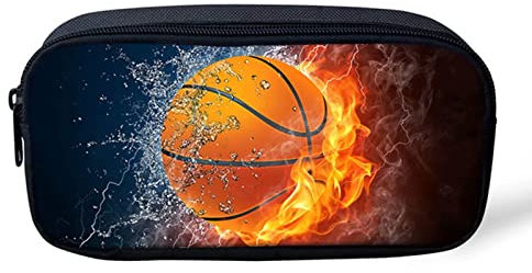 POLERO Trousse à Crayons de Basket-Ball pour garçons Filles Retour à l'école Sacs à stylos
