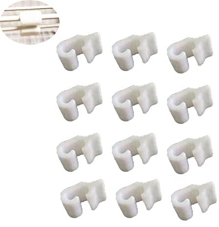 NentMent 12 Pack Rabbit Cage Wire Crate Door Lock Buckle Connector Latches Clamp for Cat Dog Pet Cages Buckles Fence Fixing Clip DIY Reinforced Combine Snap Splicing Organizer
