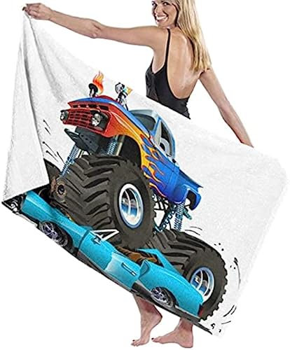 IMFLY Moter Jam Strandtuch Für Kinder,Strandtuch Mit Namen,Microfaser Handtücher,Badetuch Groß, Reisehandtuch | Reise, Strand, Saun (C,80x160cm)