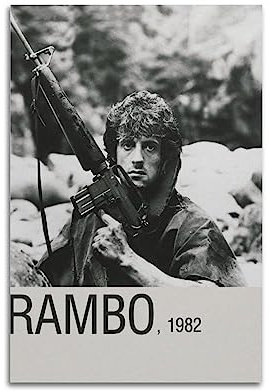 First Blood Rambo Actor Leinwand Kunst Poster Und Wandkunst Bilddruck Moderne Familienzimmer Dekor 12x18inch(30x45cm)