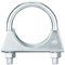 sourcing map Muffler U-Bolt Clamps for 45mm(1-3/4) Diameter Exhaust Tail Pipe, 1pcs Exhaust U Clamp Saddle Type U-Bolt Clamps