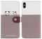 Nbziyoo Phone Case for iPhone X/XS,Cartoon Cats/Dogs Patterns Flip Wallet Case with Card Slots, Premium Magnetic PU Leather Cover Case for iPhone X/XS, Dark Gray