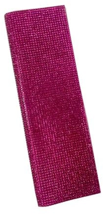 rockible Glitter Microphone Handle Sleeve Handheld Microphone Protector Universal Mic Cover for Wedding Showing Parties Host, rose red