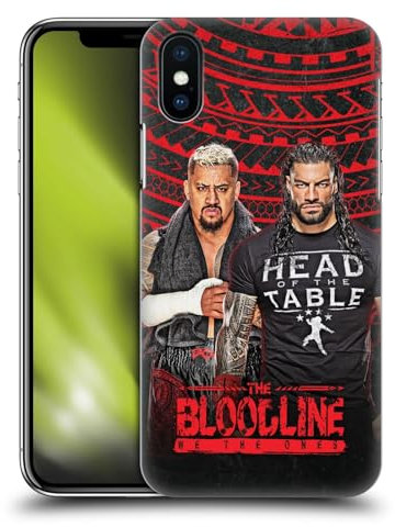 Head Case Designs Licenza Ufficiale WWE Gruppo The Bloodline Custodia Cover Dura per Parte Posteriore Compatibile con Apple iPhone X/iPhone XS