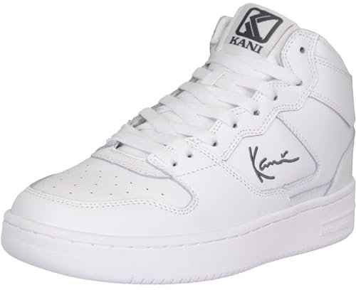 Karl Kani 89 PRM Sneaker Trainer Schuhe (White/Grey, EU Schuhgrößensystem, Erwachsene, Numerisch, M, 44)