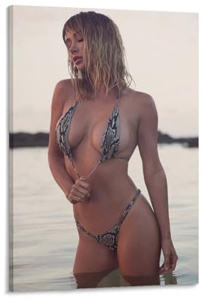 Hot Girl Sara Jean Underwood Supermodel Poster, Druck, Kunst, Wandgemälde, Leinwand, Poster, moderne Schlafzimmer-Dekoration, 30,5 x 45,7 cm
