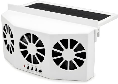 Fabater Auto-Solar-Fenster-Abluftventilator, 3 Kühler, Auto-Ventilator, Fahrzeug-Lüftungsventilator, Allgemeine Arten von Autos