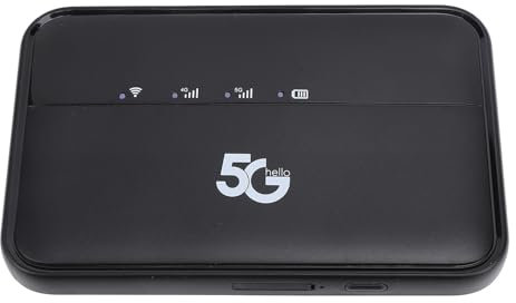 Hotspot móvil WiFi 5G, Android 11 BT5.1 WiFi 6 Router Hotspot Móvil Doble Banda 10000mAh Power Bank Dispositivo Hotspot Portátil de Alta Velocidad con Ranura para Tarjeta SIM