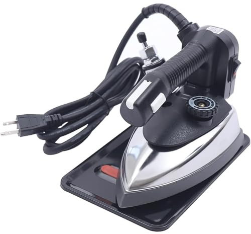 Mavdecll Plancha de Vapor eléctrica Industrial, vaporizador de Tela Profesional de 1200 W con Tanque de Agua de 4 litros, Rango de Temperatura 60~220 ℃, para fábricas de Prendas de Vestir