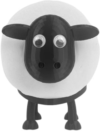 Dekorify Bathroom Toilet Roll Holder | Sheep Toilet Paper Holder | Sheep Toilet Roll Holder | Toilet Roll Storage | Loo Roll Holder | Toilet-Roll Holder | Black Sheep | Black Tissue Paper Single Unit