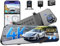 AZDOME 4K Spiegel Dashcam Auto Vorne Hinten mit 2.5K Rückkamera, 5G WiFi Autokamera, 64GB Karte enthalten, Super Nachtsicht Dash Cam, GPS, Sprachsteuerung, 12 IPS Touchscreen, 24H Parküberwachung