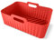 Guardini, Stampo rettangolare con manici 15x22 cm, Ideale per friggitrice ad aria, Silicone alimentare, Rosso, Linea Air Fryer