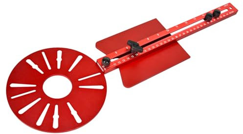 Acunny Router – Jig per la lavorazione del legno, router – – Groove – in lega di alluminio – Guida di taglio del router – hardware multifunzionale regolabile per armadio