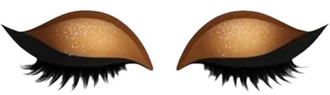 Fauler Lidschatten Wimpern Patch, 3 in1-Glitzer Lidschatten Falsches Eyelash Eyeliner Aufkleber, Wiederverwendbare Eye Lazy Make up Aufkleber, Für Alle Lidschatten Hochzeit, Party, Kostüm