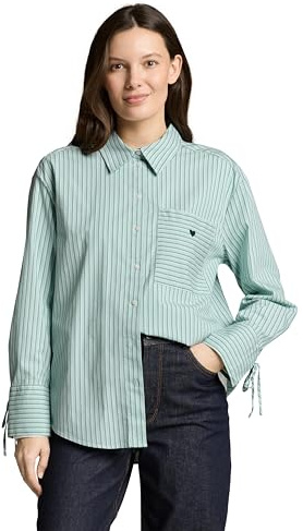 TOM TAILOR Damen Bluse in Oversized Fit
