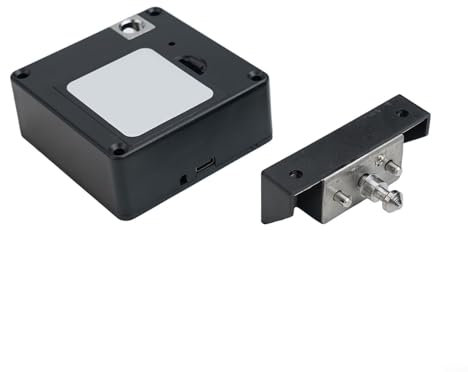 Elektronisches Schloss für Holzschubladen, intelligentes schlüsselloses unsichtbares Schloss mit NFC- und IC-Karten-Funktionalität