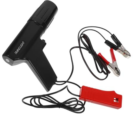 OUNONA Timing Licht für Fahrzeuge Induktive Stroboskop Zündzeitpunktpistole Digitaler Zündtester für Auto und Motorrad Robuste Kunststoffkonstruktion für Zuverlässige