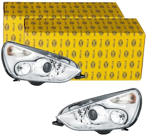2x Hella Bi-Xenon Halogen Scheinwerfer | 1ZS 009 250-791 + 1ZS 009 250-801 Kompatibel mit II (WA6),S-Max (WA6)