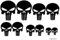 Schädel Aufkleber 10 Totenkopf sticker Skull MTB fully MX Motorrad Buggy quad zubehör, Autoaufkleber