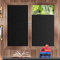 Zindoo Vinilos para Ventanas Negro Película para Ventana 100% Opaco Sombreado Decorativa Vinilo Cristal Ventana Anti-UV Adecuada para Baño, Vestuario 90 x 200 cm