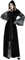 Buen Don Damen Hexen Kostüm, Halloween Cosplay Zombie Kostüm Hexe Mit Kapuze Robe (L)