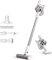 NK Dreame V9 Pro Aspirateur balai sans fil, 400 W, batterie longue durée, design ergonomique, nettoyage en profondeur de 99,99 %, aspirateur à main 2 en 1, facile à installer, blanc