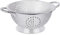 Stainless Steel Colander with Handle and Foot Base Deep Kitchen Metal Colander Strainer with Large Holes for Pasta, Vegetables, Fruits, Rice, Beans and Noodles, Large (18cm)