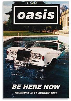 DUSUL Oasis Poster – Leinwandposter, Albumcover, Poster, dekorative Malerei, Leinwand, Wandkunst, 30 x 45 cm